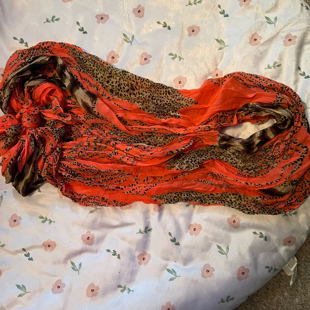 Orange scarf